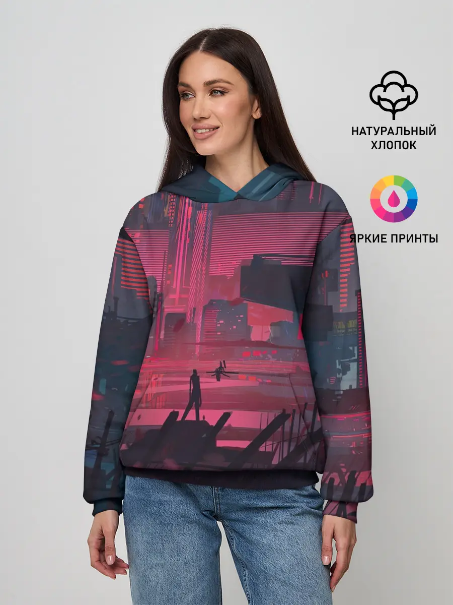 Женское худи / Город Будущего