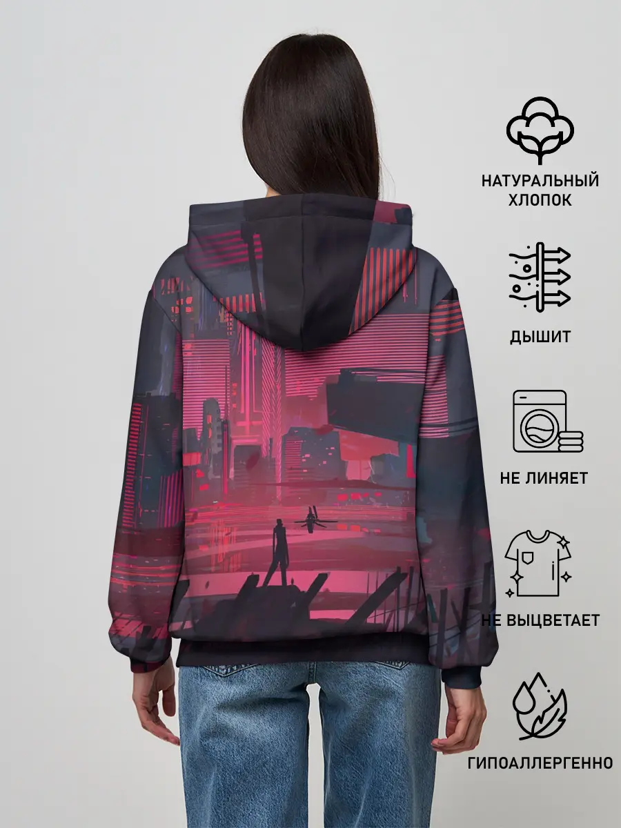 Женское худи / Город Будущего