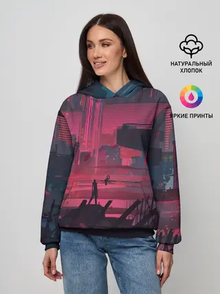 Женское худи / Город Будущего