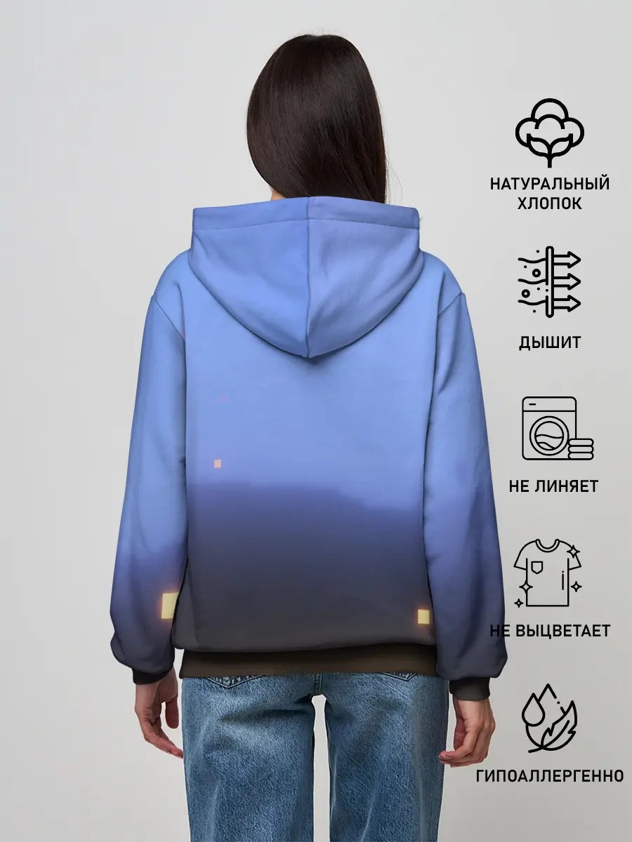 Женское худи / minecraft