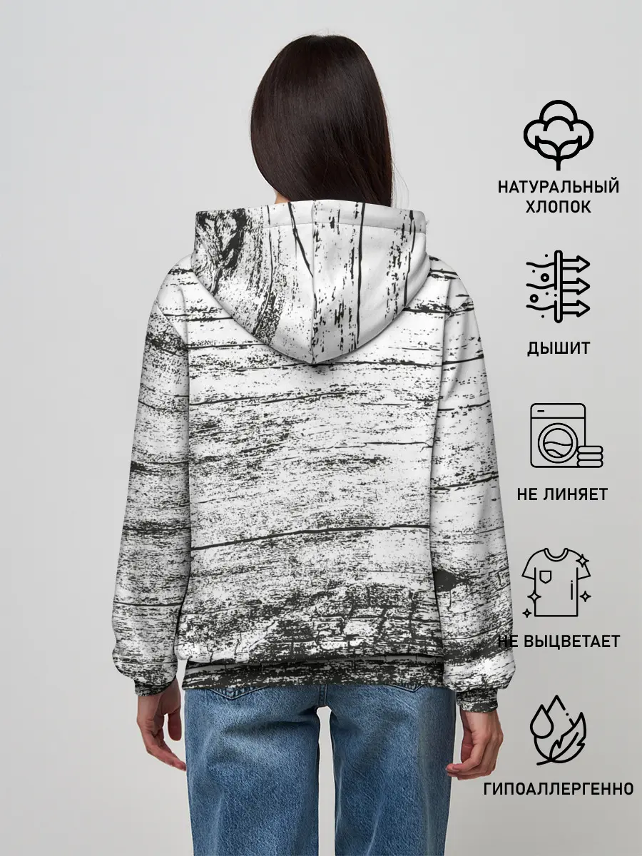 Женское худи / Деревянный