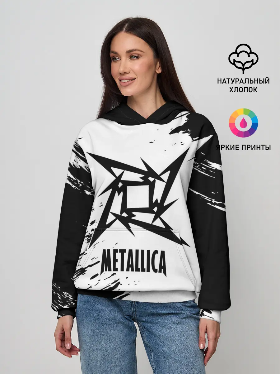 Женское худи / METALLICA / МЕТАЛЛИКА
