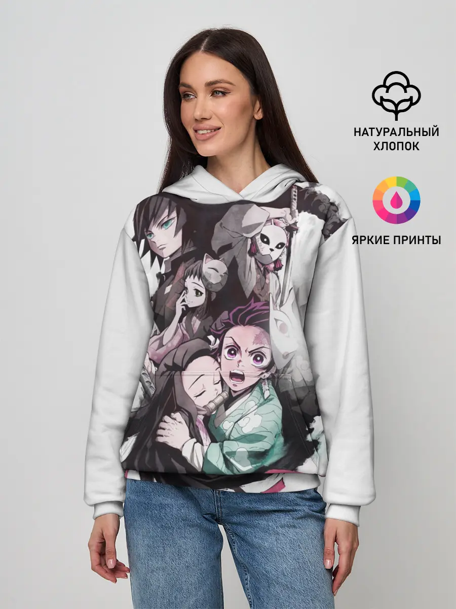 Женское худи / Убийца Демонов постер