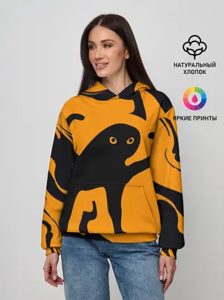 Женское худи / Кот- мем