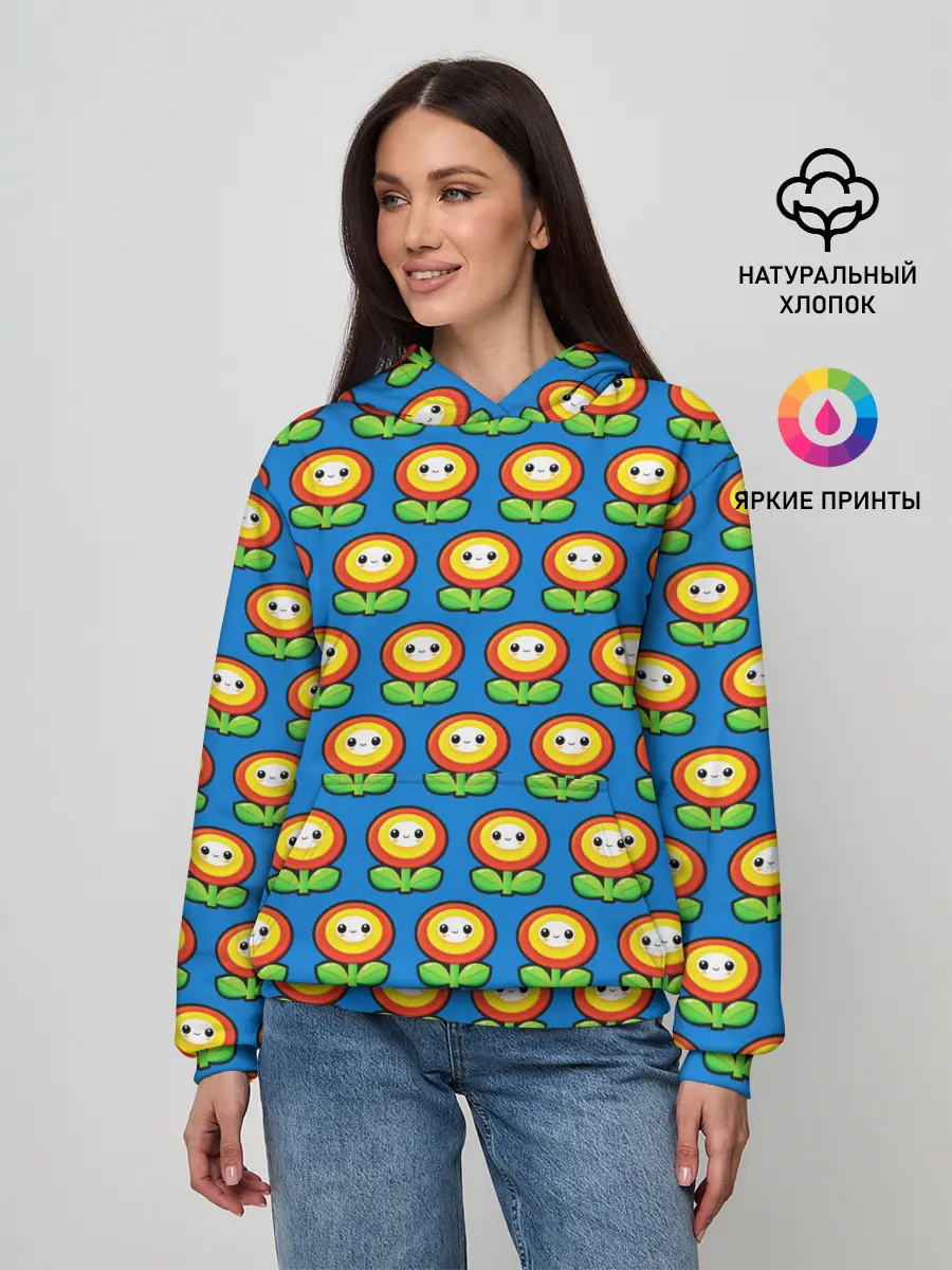 Женское худи / Super Mario