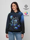 Женское худи / Космический кот