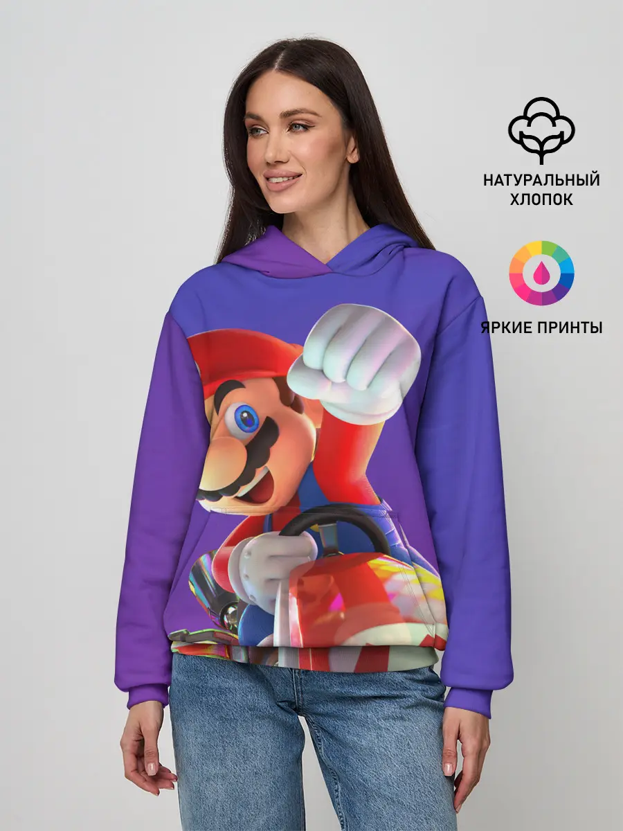 Женское худи / Mario 3D