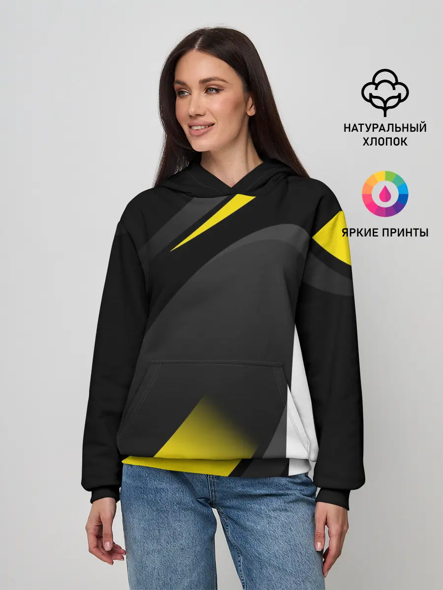 Женское худи / SPORT WEAR YELLOW