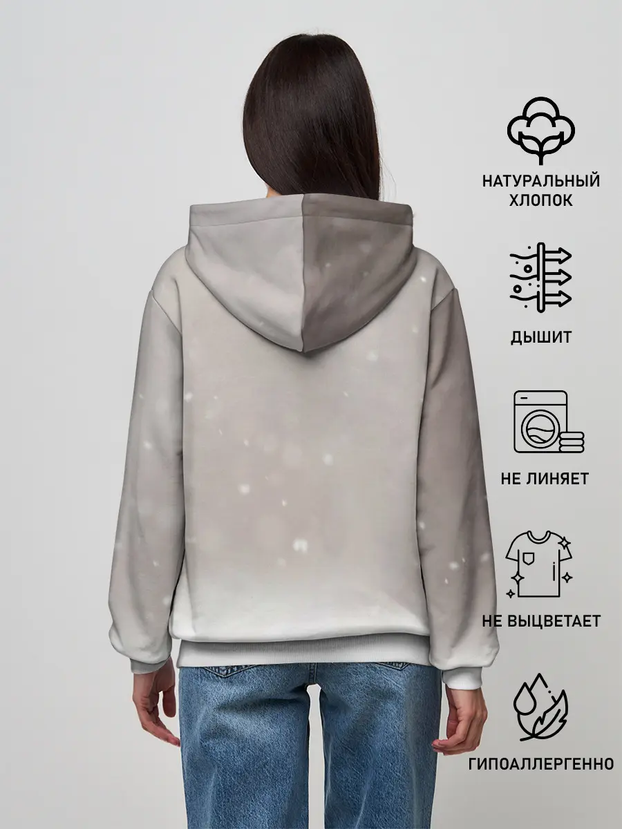 Женское худи / Лиса и снег