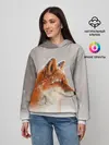 Женское худи / Лиса и снег