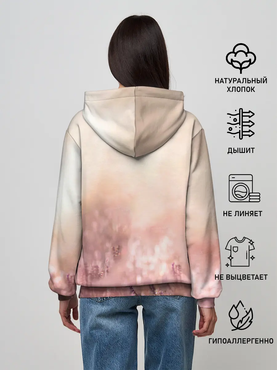 Женское худи / Красивый Волк