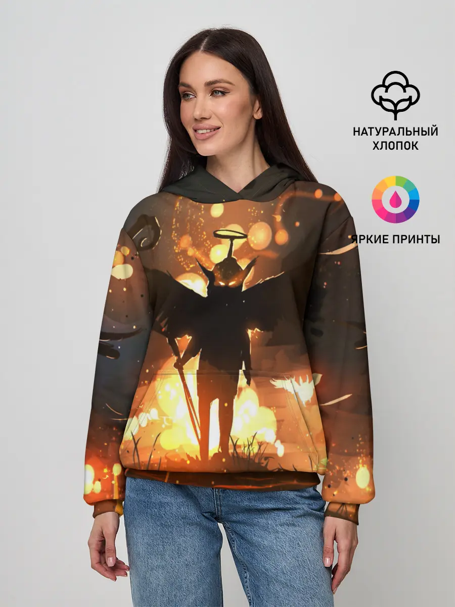 Женское худи / Темный ангел ада