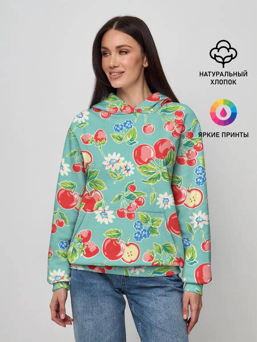 Женское худи / Яркое лето