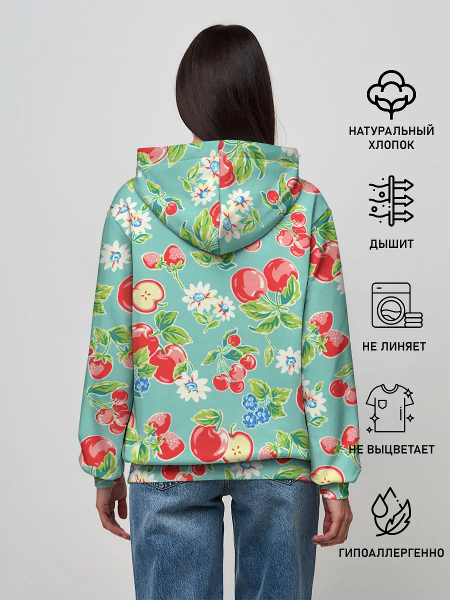 Женское худи / Яркое лето