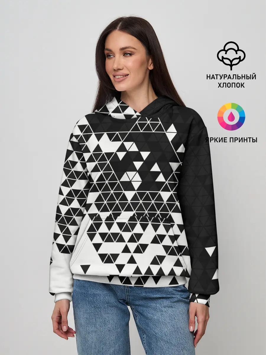 Женское худи / Векторные фигуры