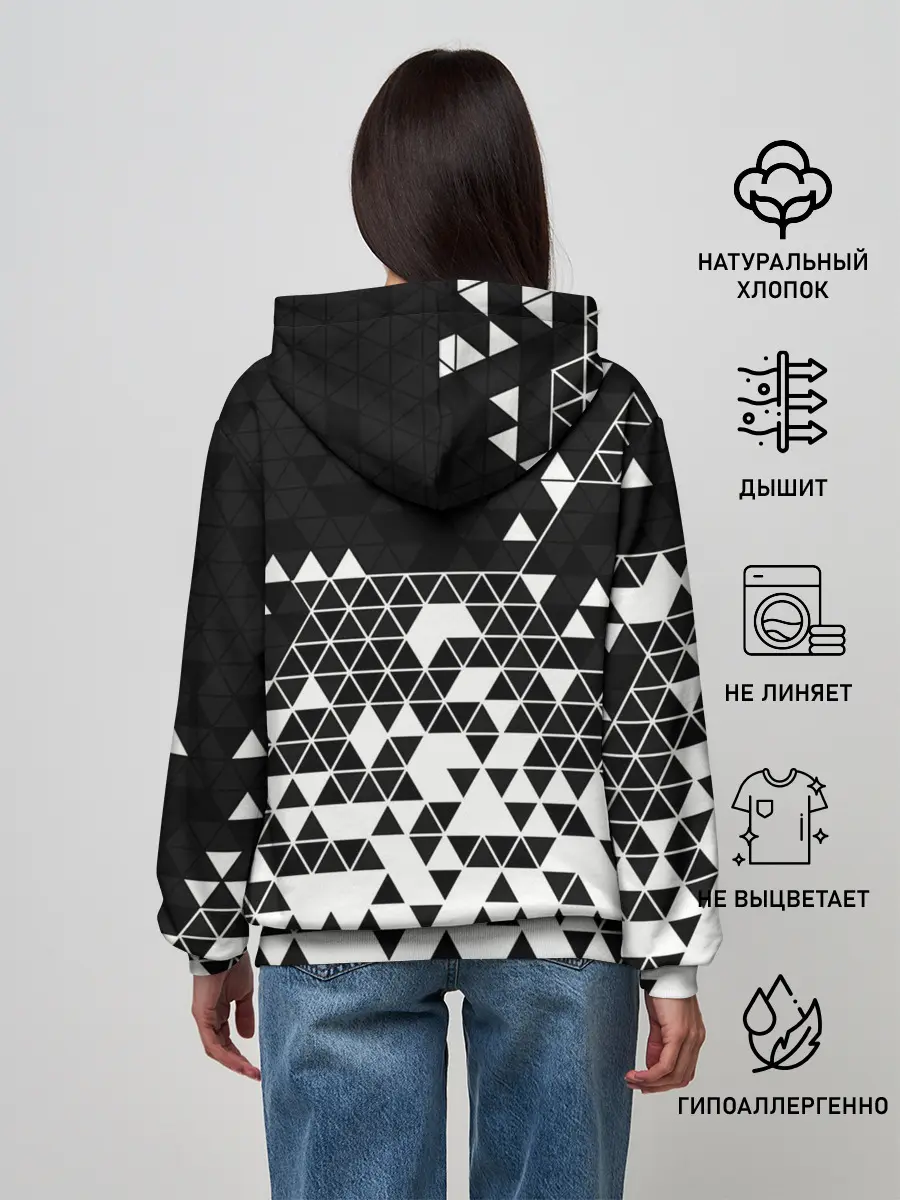 Женское худи / Векторные фигуры