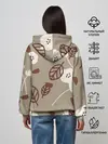 Женское худи / Цветочный принт