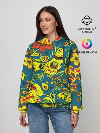 Женское худи / Хохлома