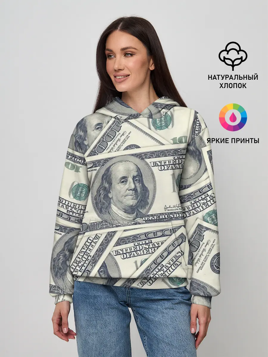Женское худи / Доллары