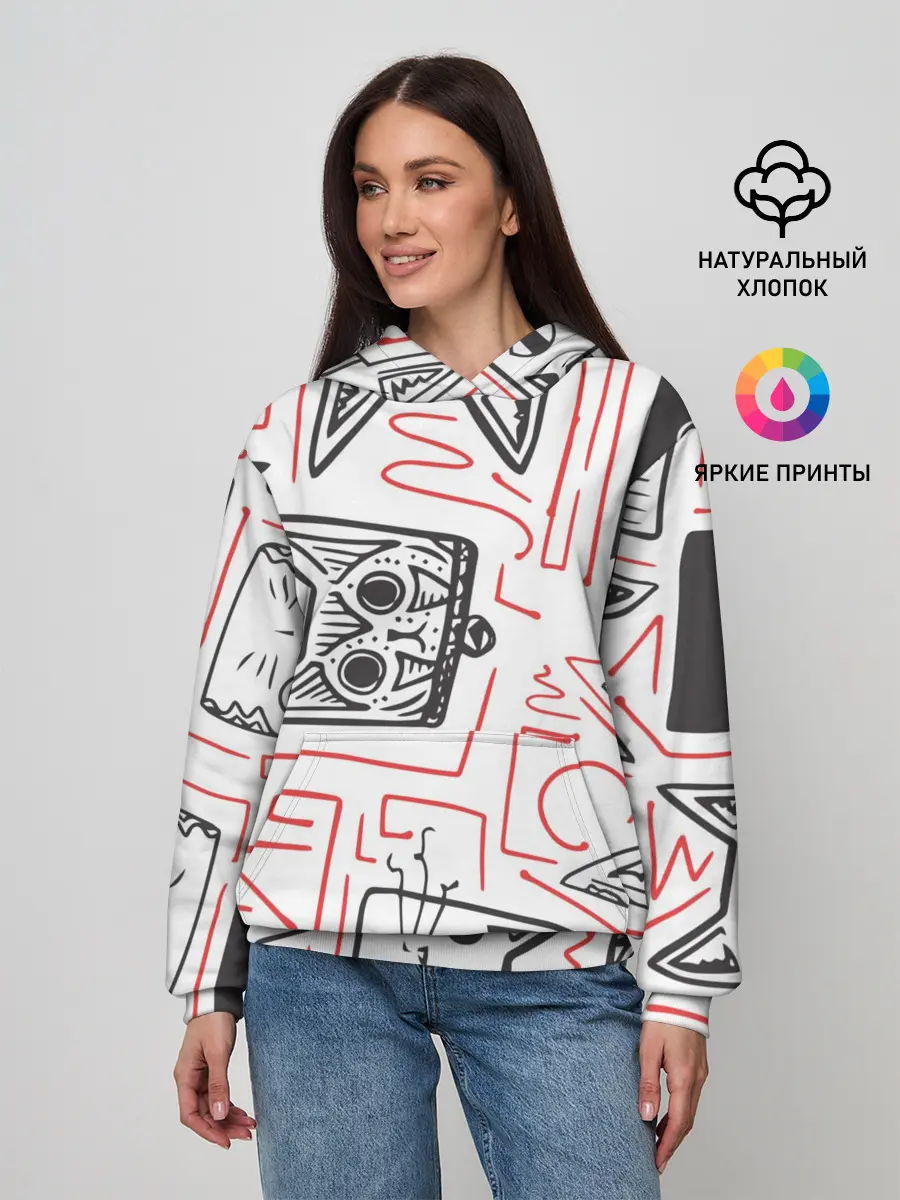 Женское худи / Cats