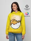 Женское худи / Гудетама веселое яйцо