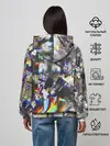 Женское худи / Gasoline stains abstraction