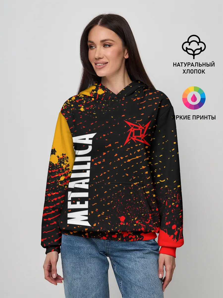 Женское худи / METALLICA / МЕТАЛЛИКА
