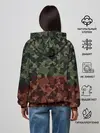 Женское худи / Двойной камуфляж