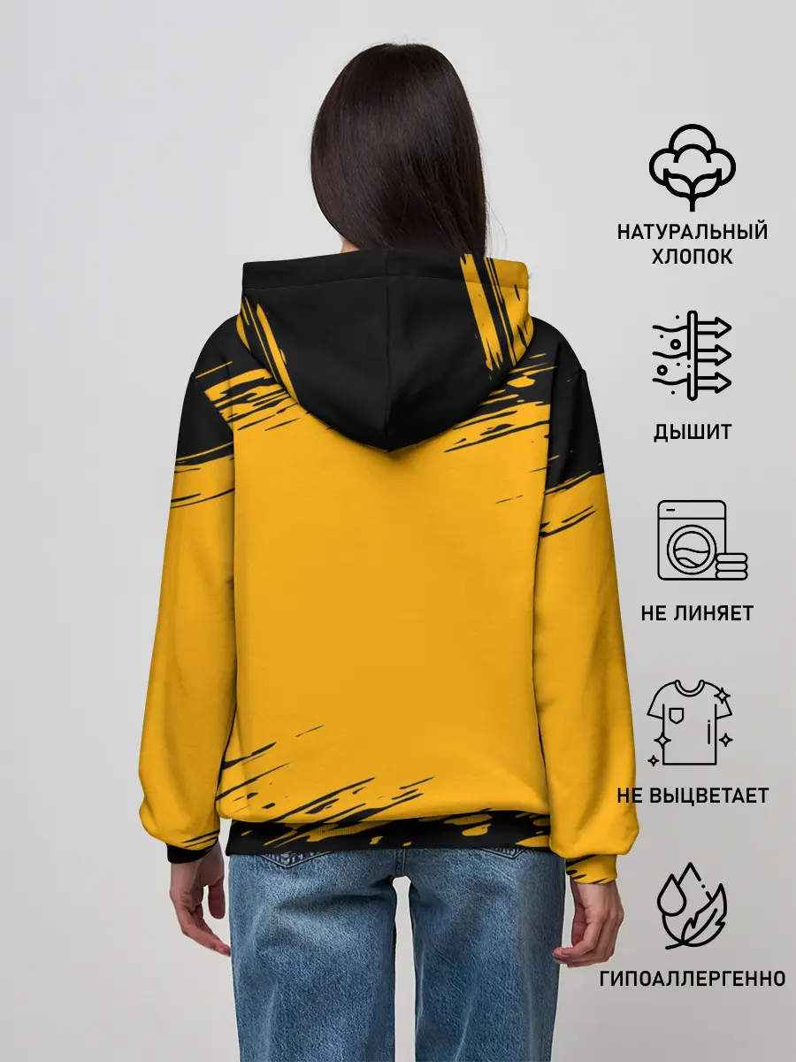 Женское худи / Pikachu black&yellow