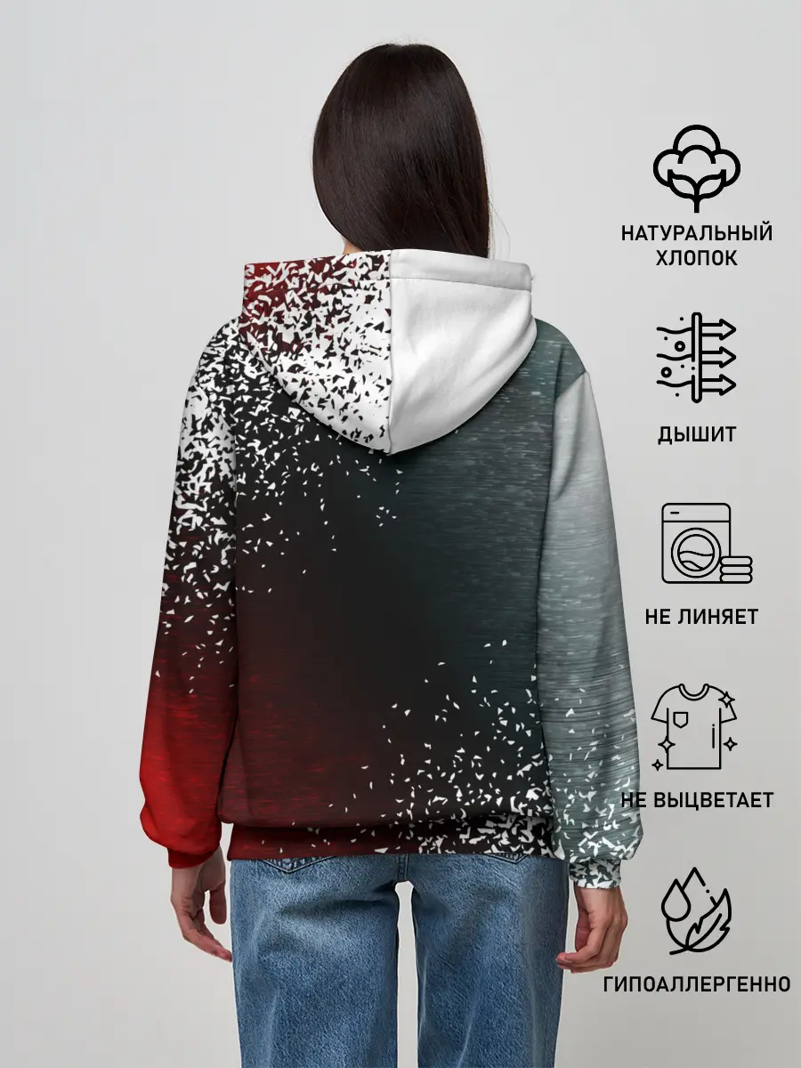 Женское худи / AC MILAN / МИЛАН