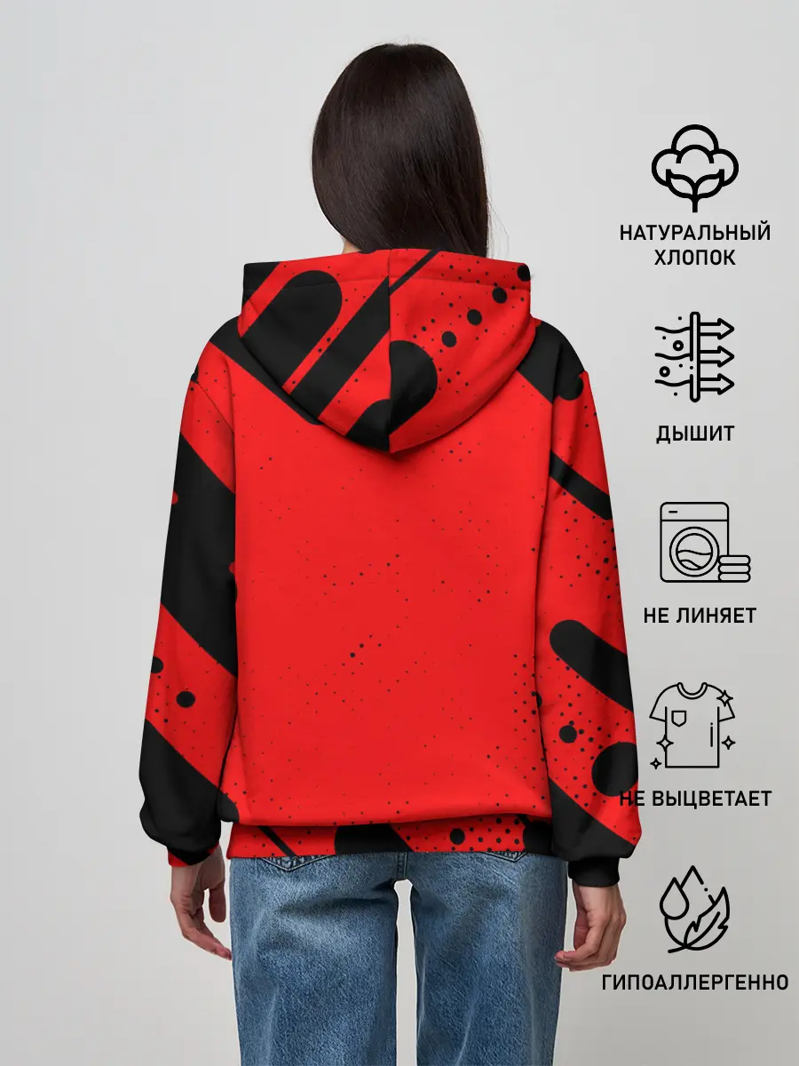 Женское худи / AC MILAN / МИЛАН