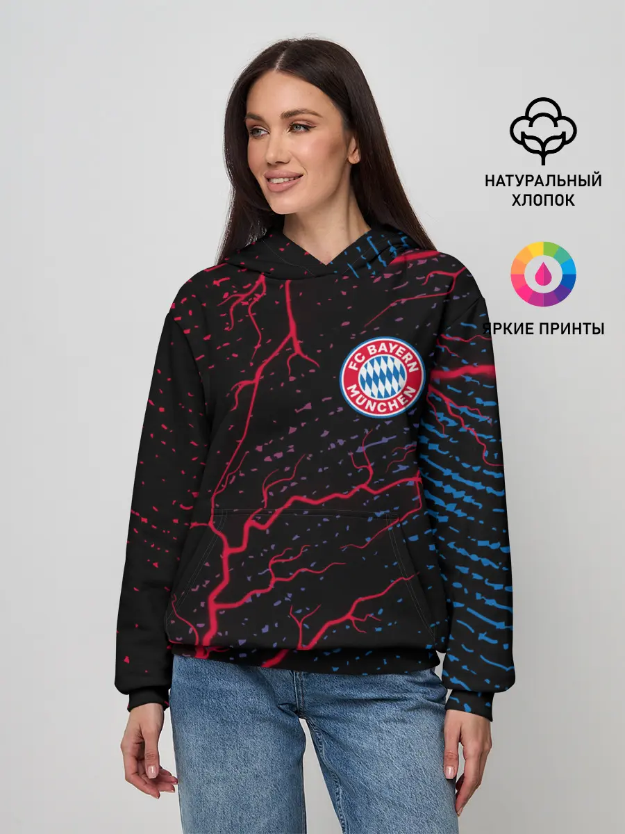 Женское худи / FC BAYERN / БАВАРИЯ