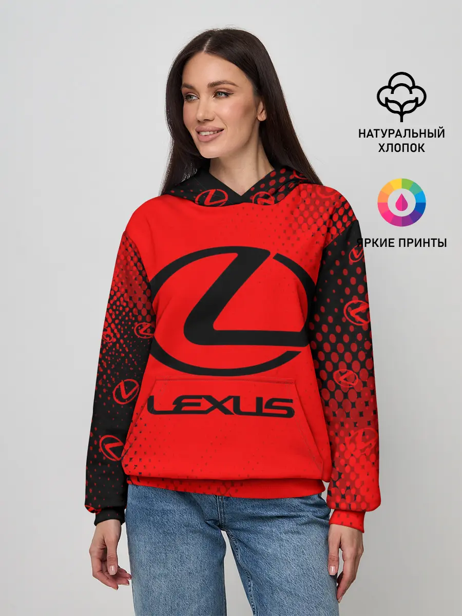 Женское худи / LEXUS / ЛЕКСУС
