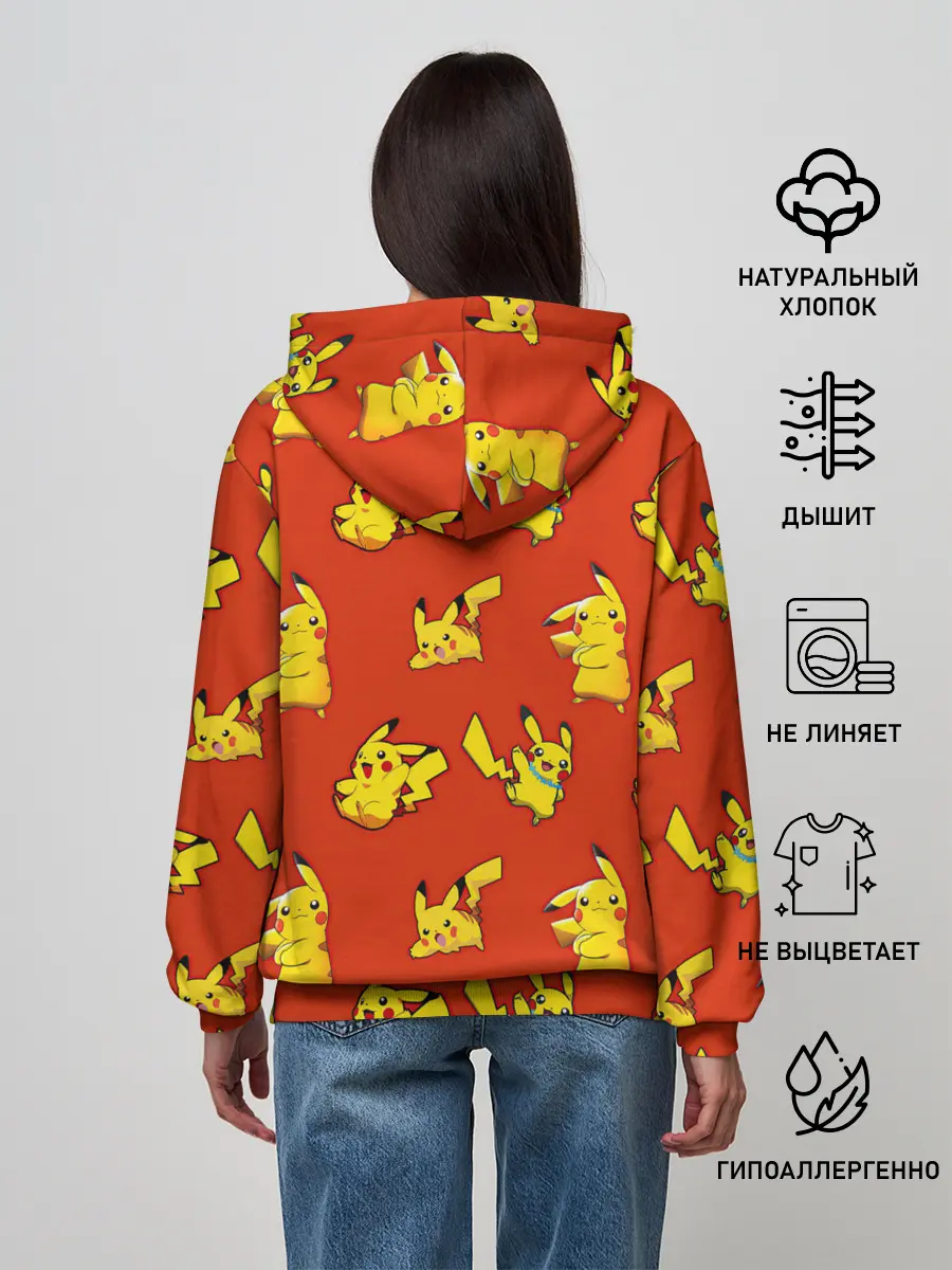 Женское худи / Пикачу