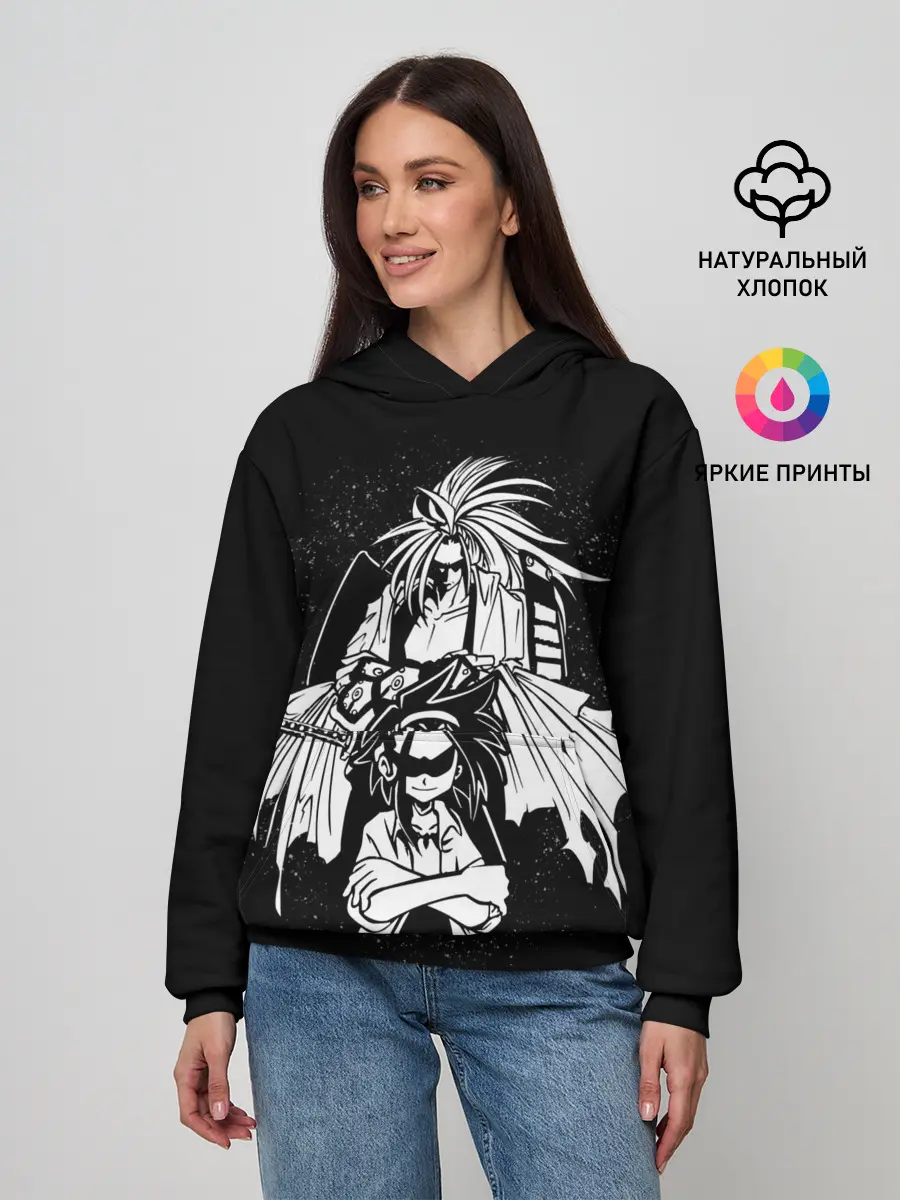 Женское худи / Йо Асакура и Амидамару