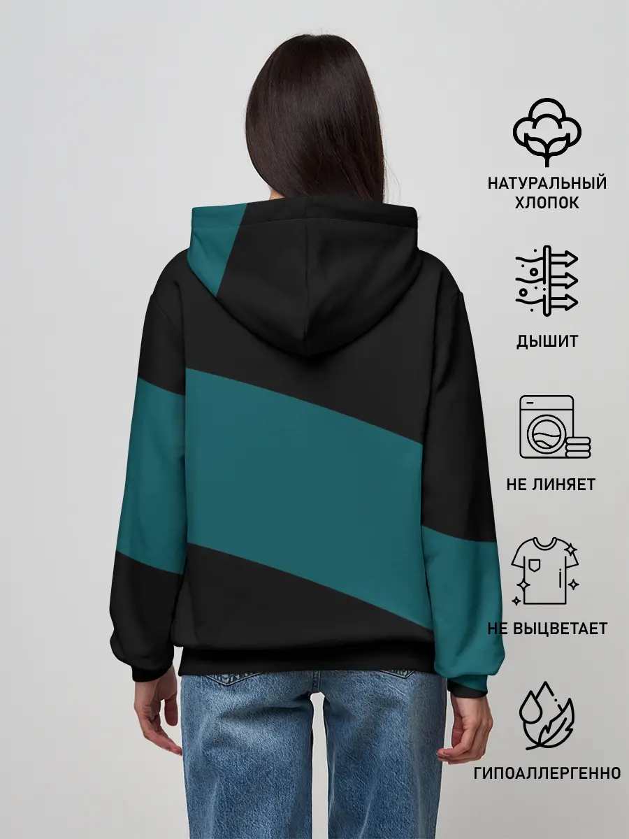 Женское худи / Сан-Хосе Шаркс