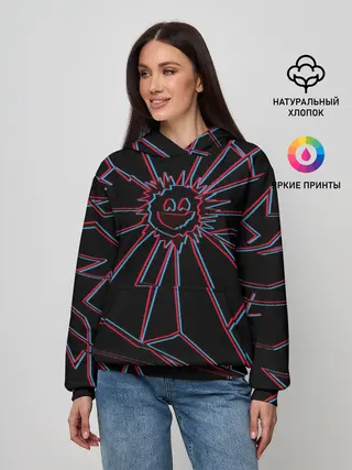 Женское худи / ЧЕРНОЕ ЗЕРКАЛО