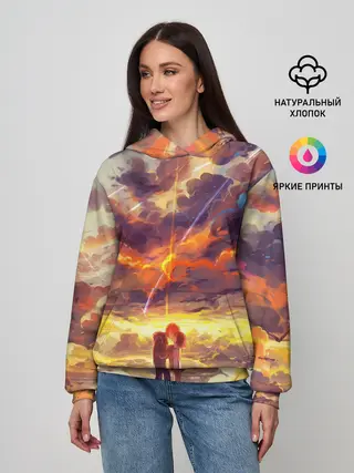 Женское худи / ТВОЕ ИМЯ