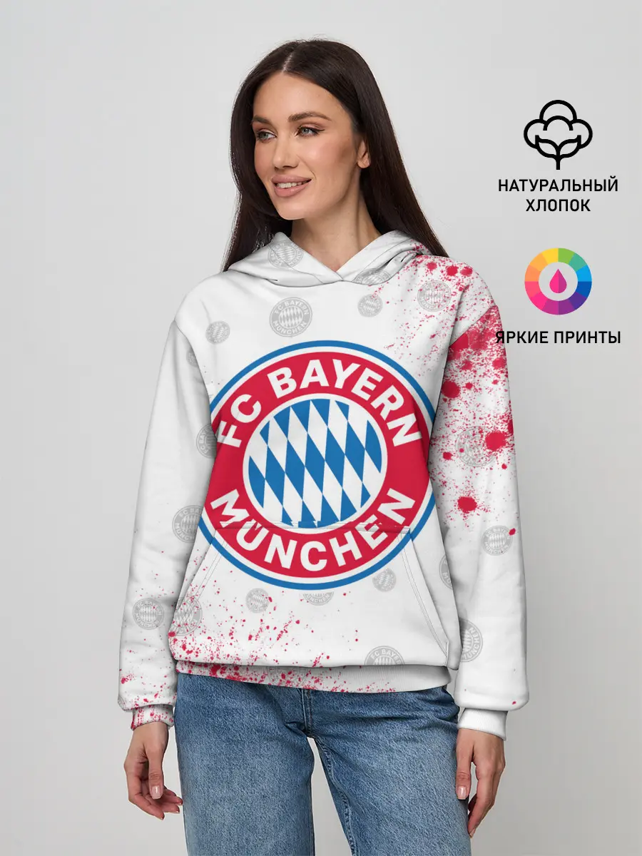 Женское худи / FC BAYERN / БАВАРИЯ
