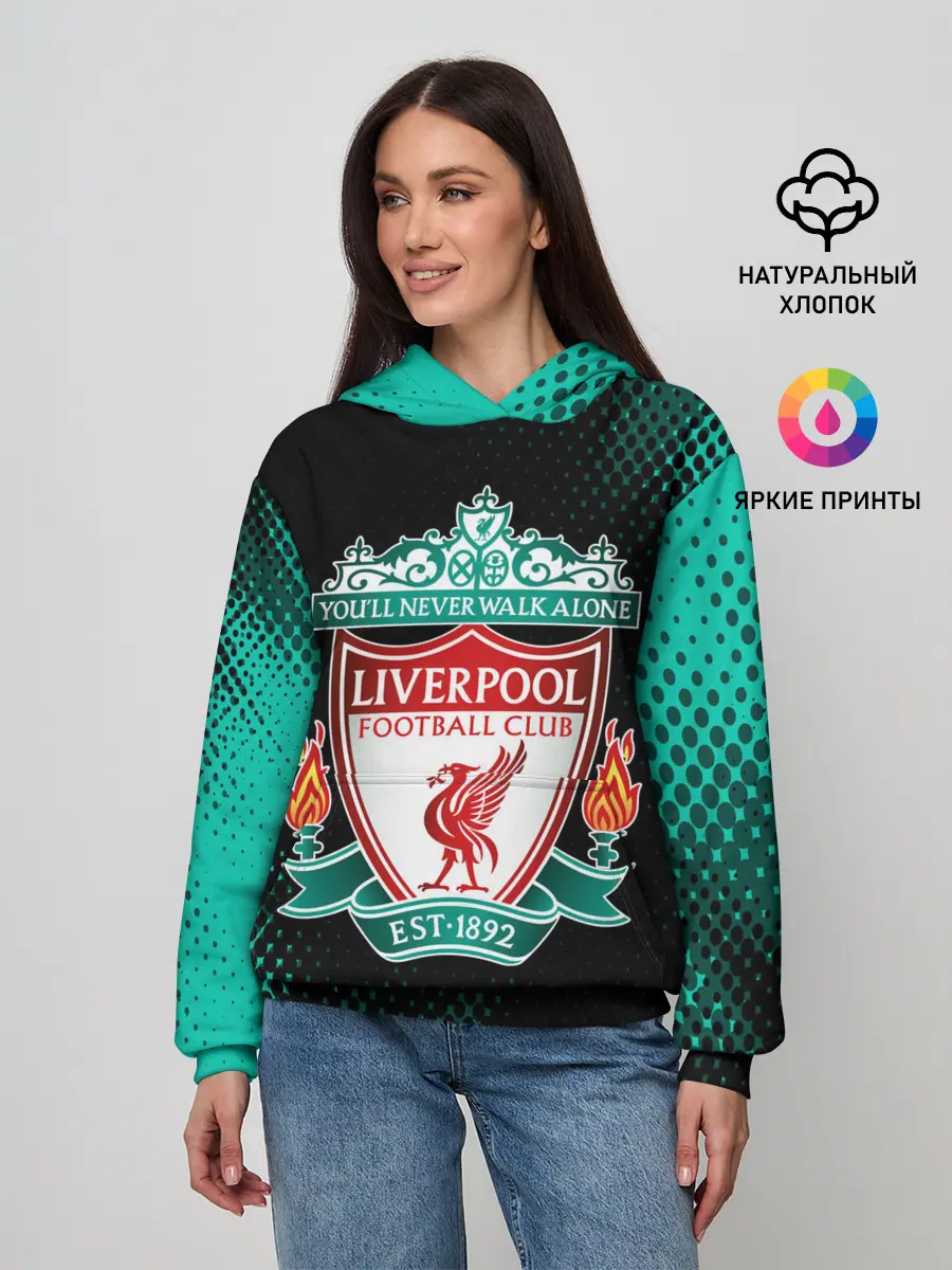 Женское худи / LIVERPOOL / Ливерпуль