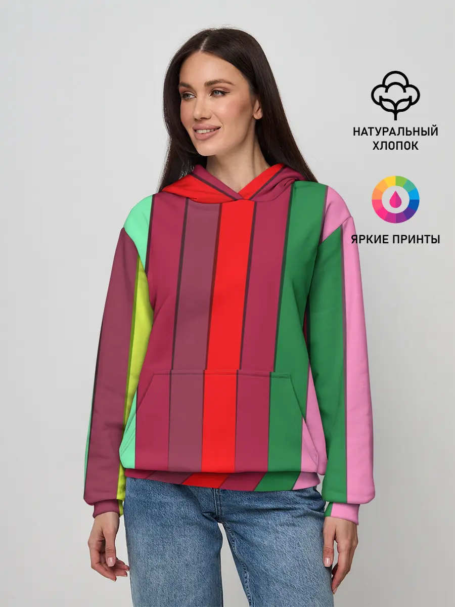 Женское худи / радуга