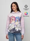 Женское худи / Re:Zero, Рам и Рем