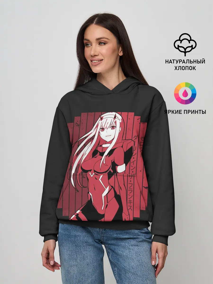 Женское худи / Zero Two в костюме