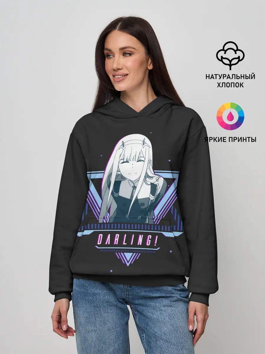 Женское худи / Darling Zero Two star