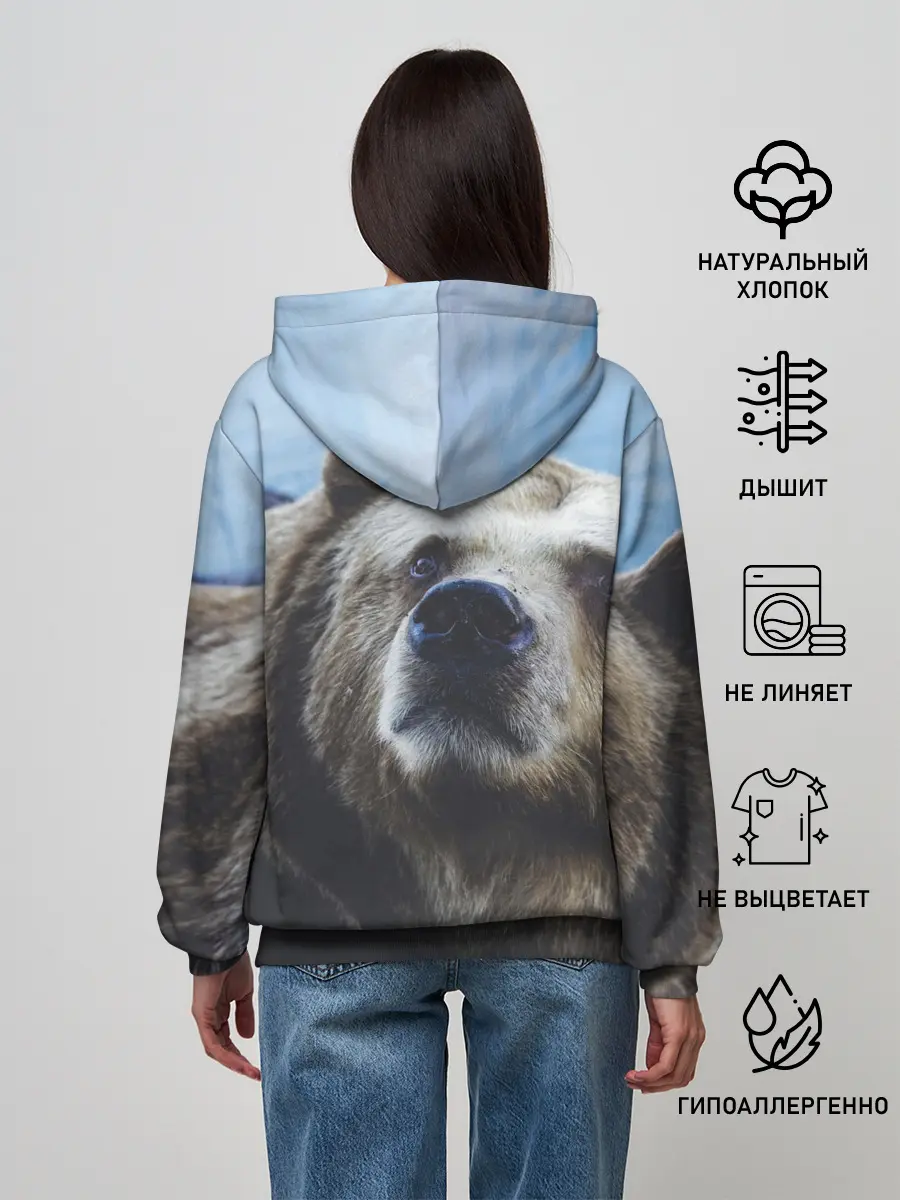 Женское худи / Гризли