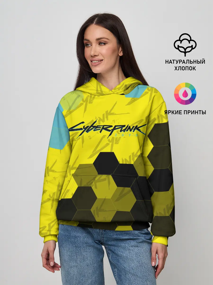 Женское худи / CYBERPUNK 2077 / Киберпанк