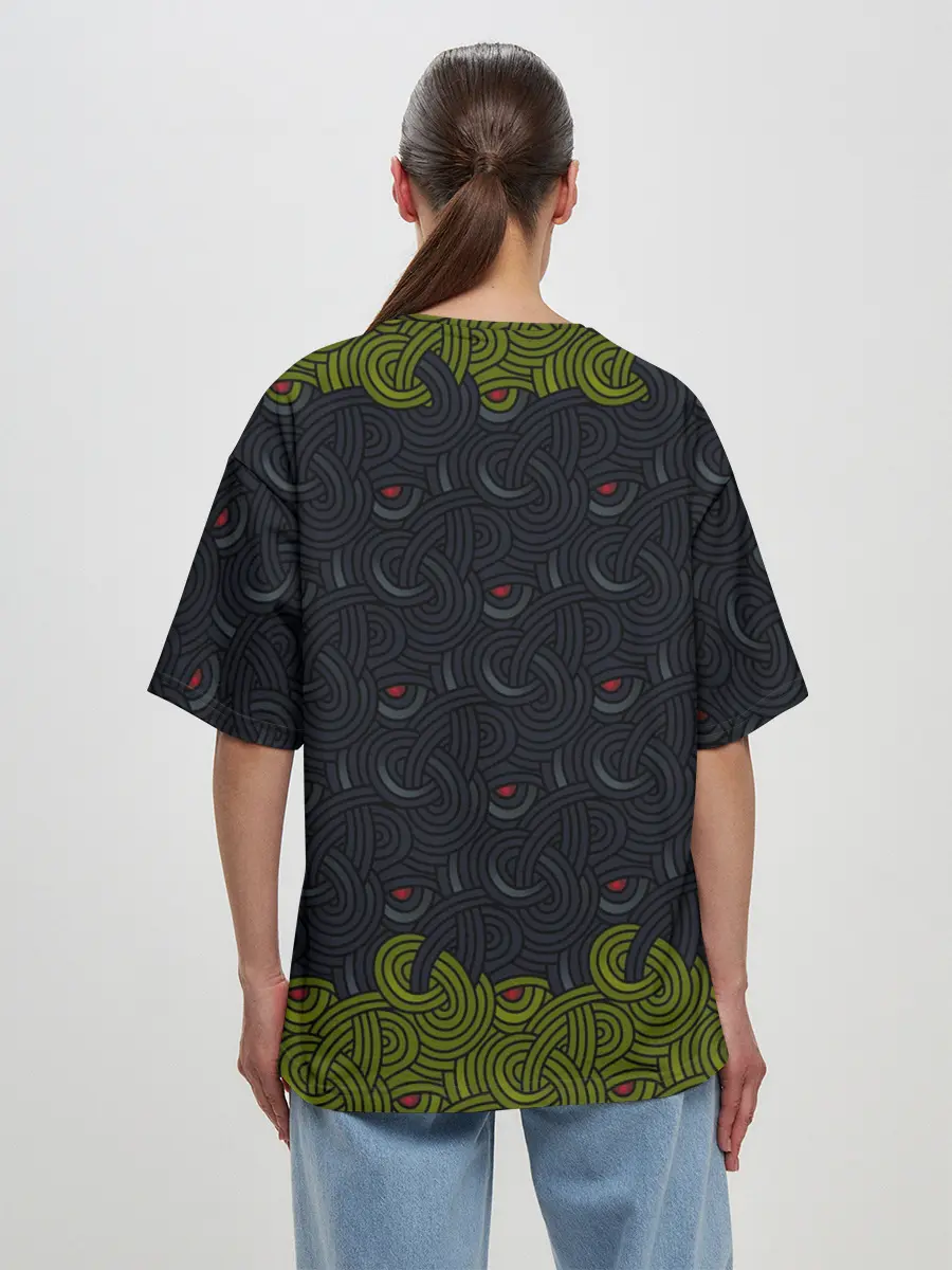 Женская футболка оверсайз / Суд Анубиса