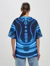 Женская футболка оверсайз / Неоновая броня | Neon Armor