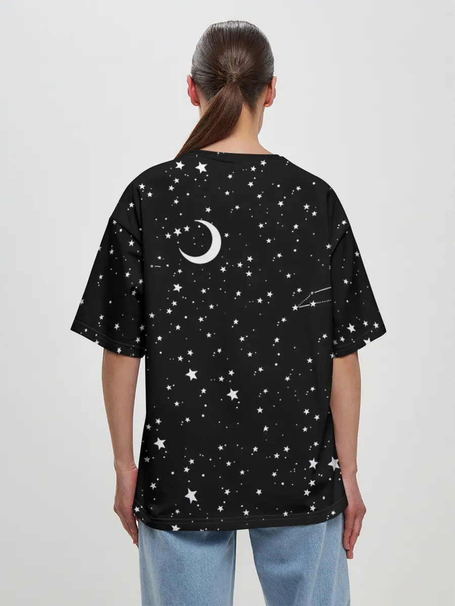 Женская футболка оверсайз / Львица