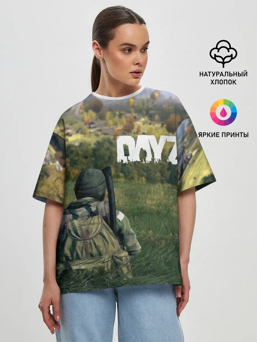 Женская футболка оверсайз / DayZ
